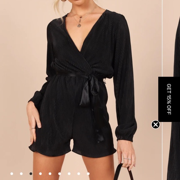 Petal and Pup Pleated Romper - Picture 4 of 4